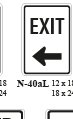 Exit (Left Arrow) (N-40AL)